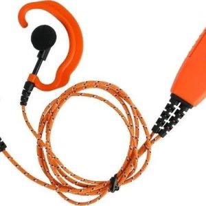 Icom PRO P610L Headset Fabricline, orange mic/PTT, C-shell