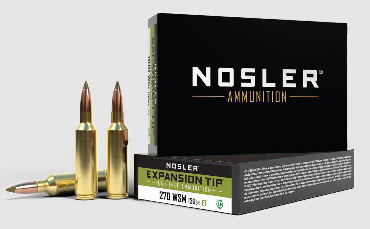 270 WSM Nosler E-tip Ammo 130grs