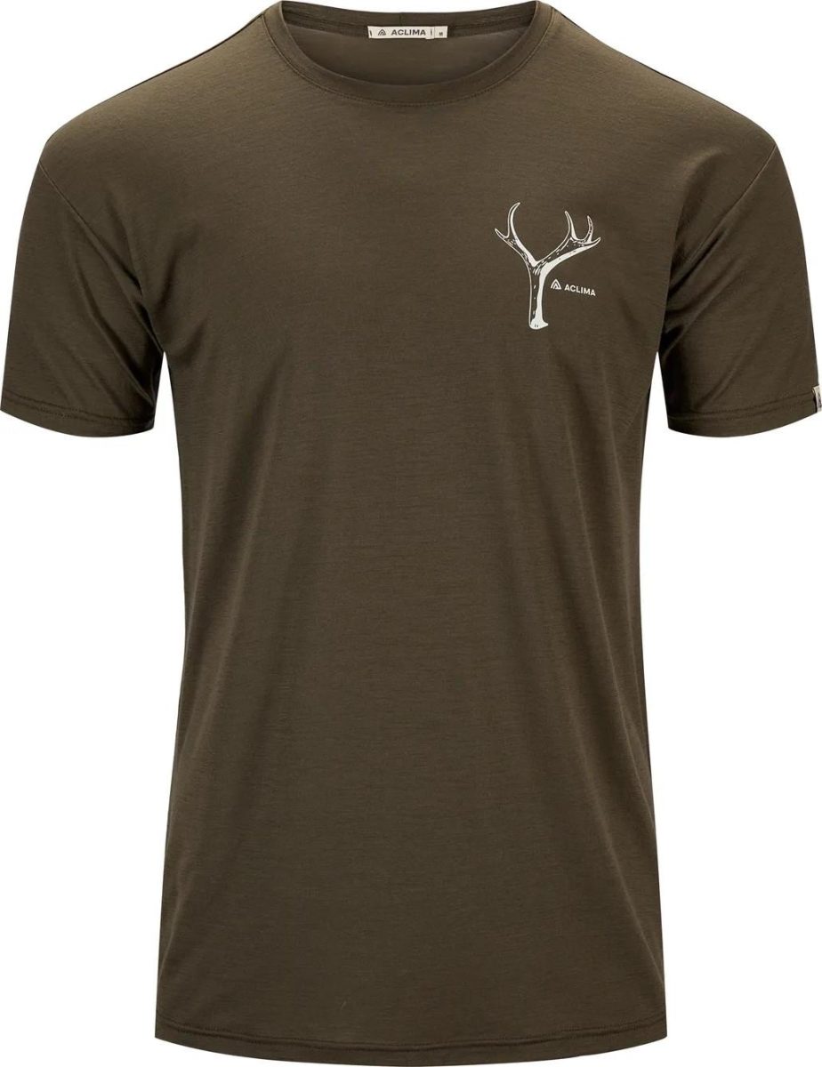 Aclima LightWool 140 classic tee antler M's