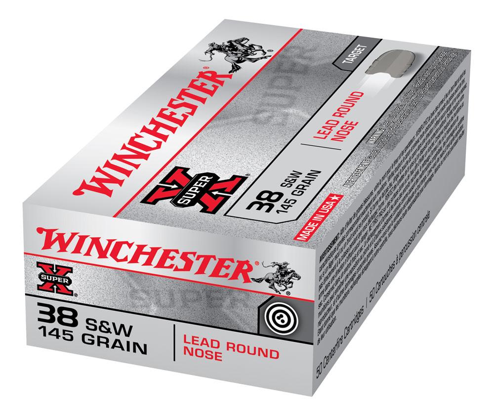38 S&W 145 grain Lead Nose Winchester Super X