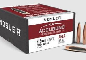 6,5mm Kuler, Nosler Accubond LR 150gr (100pk)