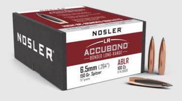 6,5mm Kuler, Nosler Accubond LR 150gr (100pk)