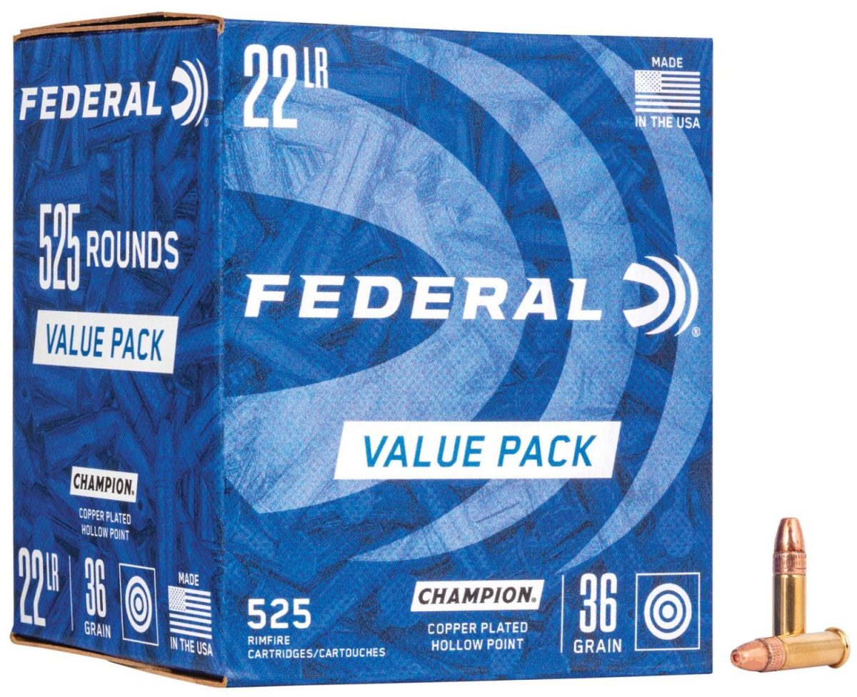 FEDERAL 22 LR 36GR.HP 525PK