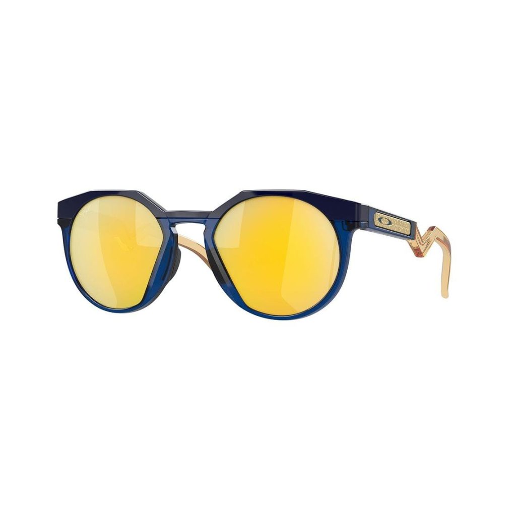 Oakley HSTN Navy/Trans Blue Prizm 24K Polarzed