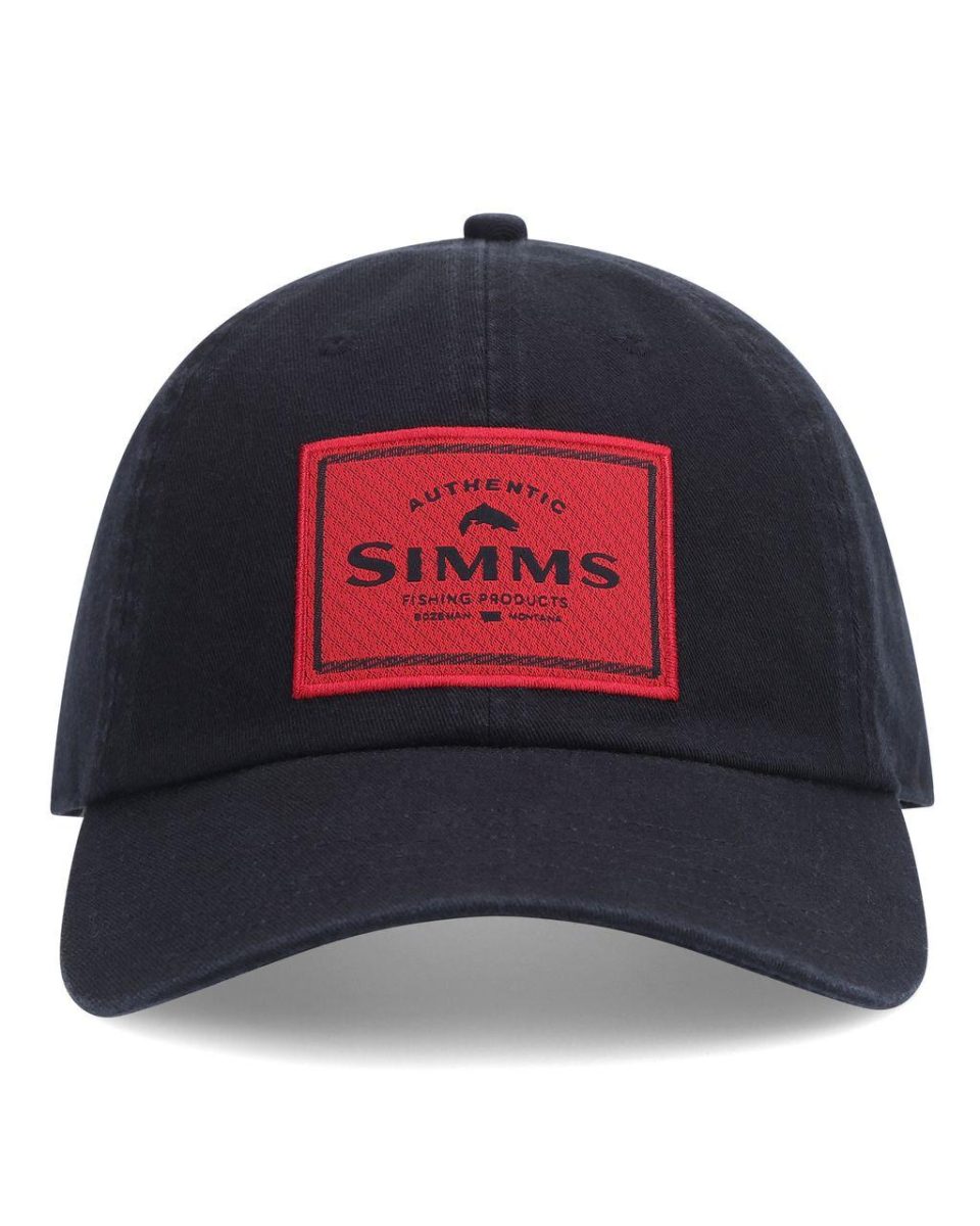 Simms Single Haul Cap Black Red