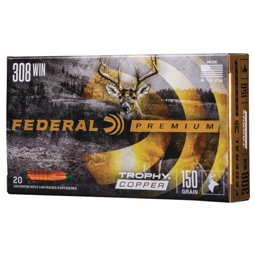 308 Win Federal, Trophy Copper, 150grs