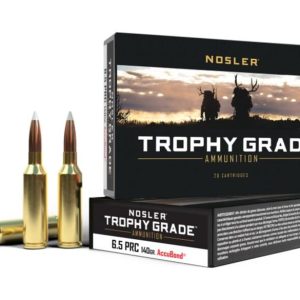 6,5 PRC Nosler Trophy Grade Accubond 140grs 20pk