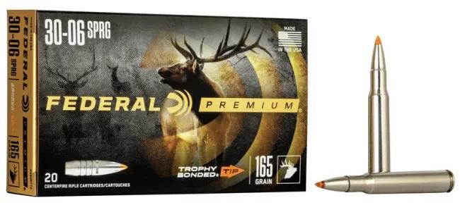 30-06 sprg, Federal, Trophy Bonded Tip, 165grs