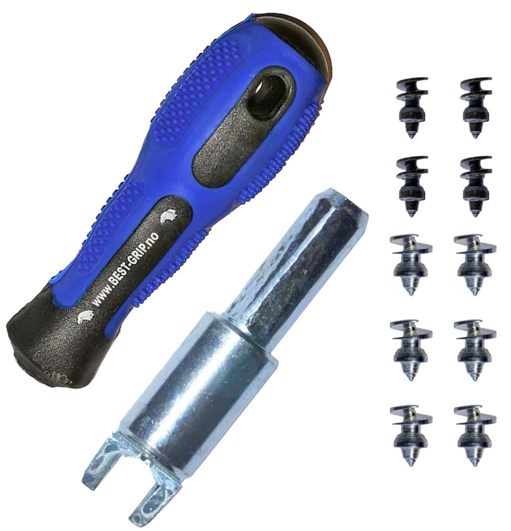 NordicGrip Selvpiggesett tur og fritidssko Steel OneSize