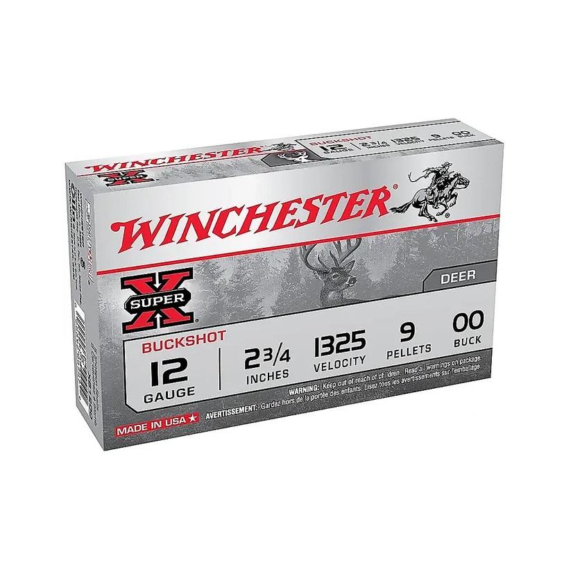 12/70 Winchester Super-X Buckshot 9 pellets 00