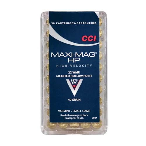 CCi 22 WMR Maxi Mag JHP