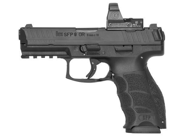 HK SFP9-OR CAL. 9 MM X 19 PARA - BLACK (Paddle, incl. five optical sight mounts)