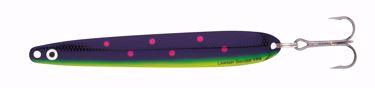 Lawson Slender 18g purple with pink dots/yellow