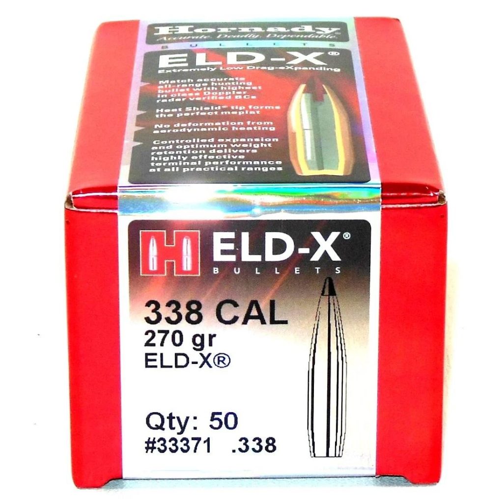 Hornady ELD-X kaliber 338 270 gr