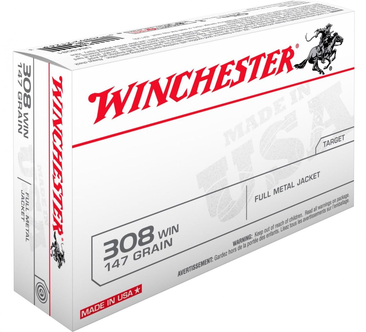 308Win Winchester Target FMJ 147grs