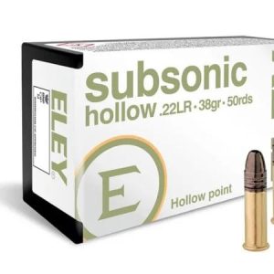 22 lr Eley Subsonic Hollow point, 38gr