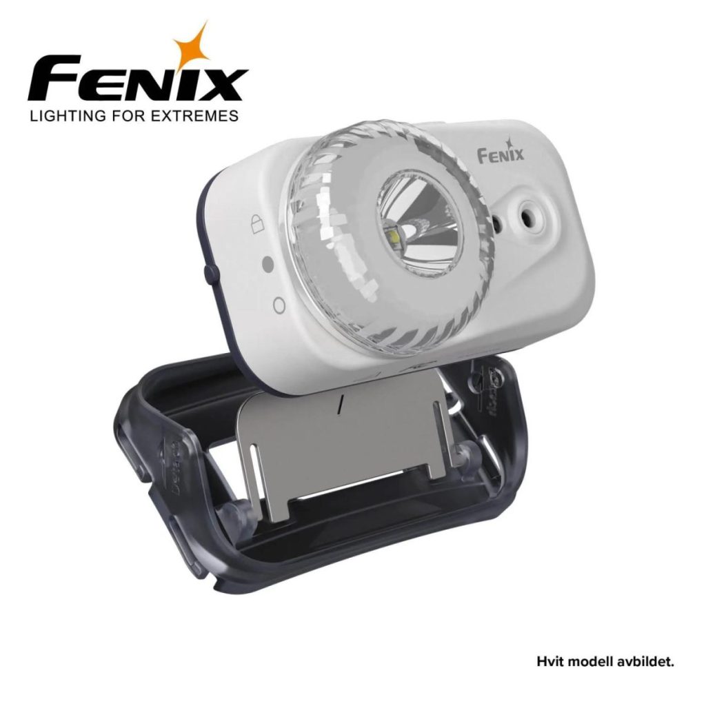 FENIX HL17R HODELYKT SORT 500LM HVIT/RØD/RGB LYS