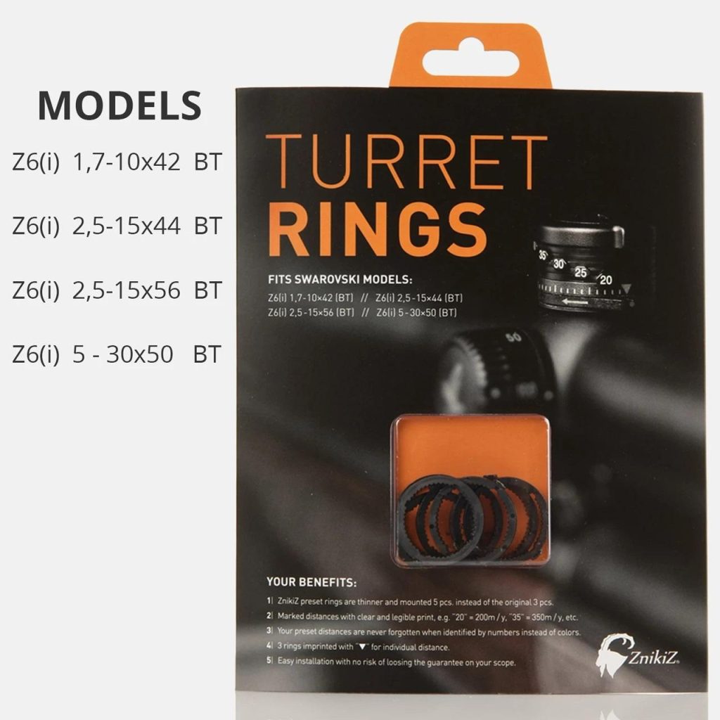 ZnikiZ Turret Rings Orange