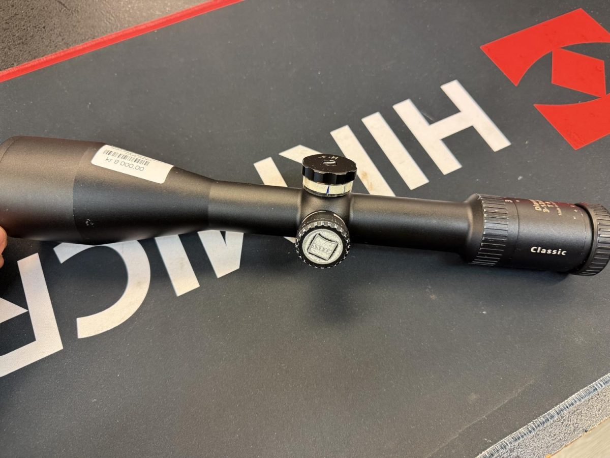 Brukt, Zeiss Diavari Classic 3-12x56 Lys/asv
