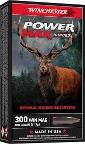 300 WinMag Winchester PowerMax 180gr