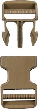 Eberlestock, Spare Buckle, 50mm, han og hunn, COYOTE