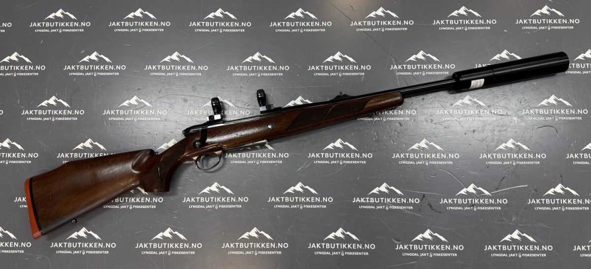 Brukt, Sako 75 Kaliber 9,3x62 Montasje og A-Tec Demper