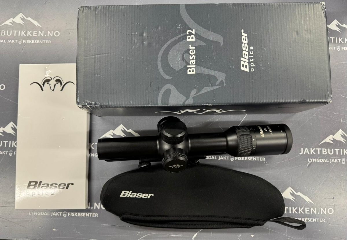 Brukt, Blaser B2 1-6x24IC inkludert Blaser montasje