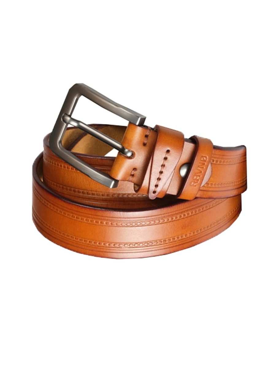 Ravnø • 100% Buffalo Leather & Gun Metal belt • Gift box