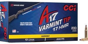 CCI 17 HMR A17 VARMINT TIP 17GR. (200 pk.)