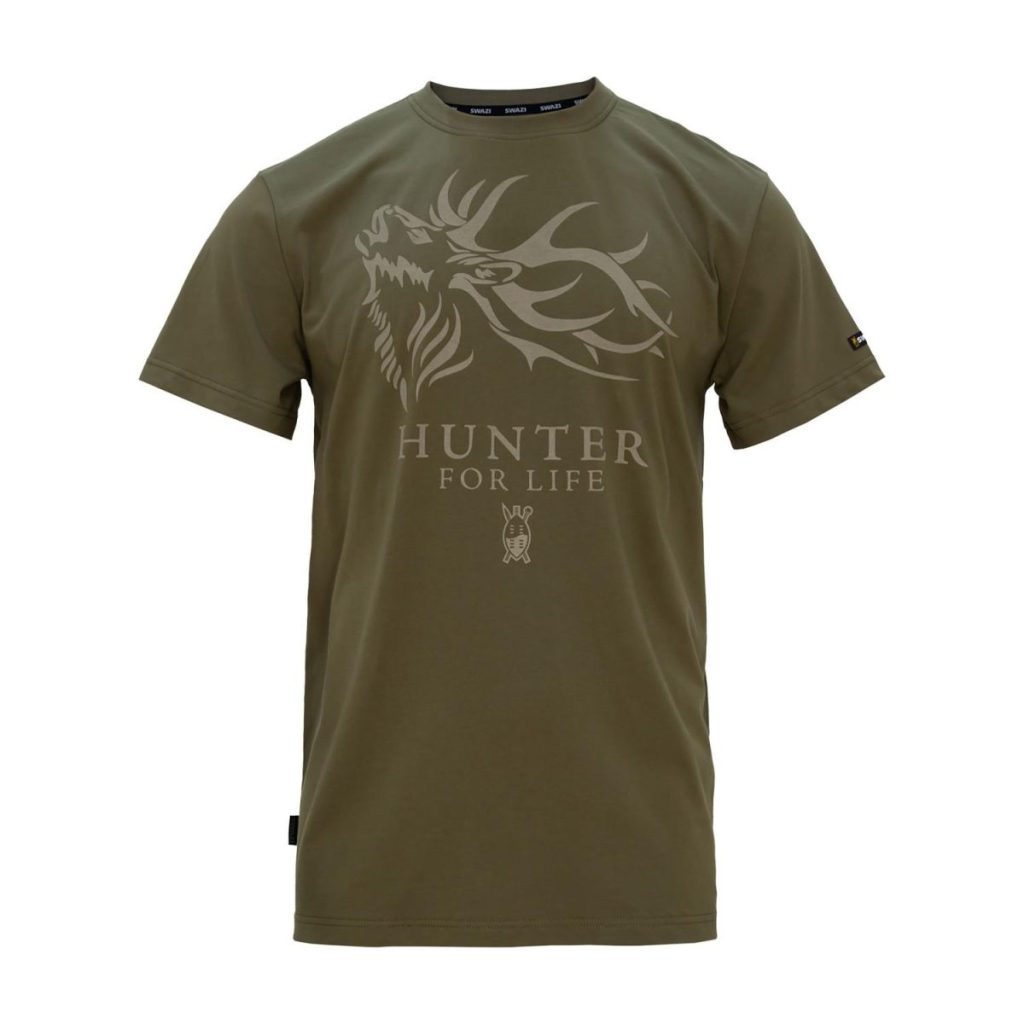Swazi Hunter For Life Men’s T-Shirt, olive