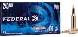243 win Federal Power Shock 100gr Soft point