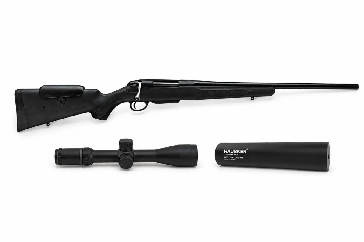 Tikka T3X ADJ med Breitler Sport 3-9x44 og Hausken 184