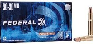 30-30 Federal Power-shok 150gr. SP Flat nose