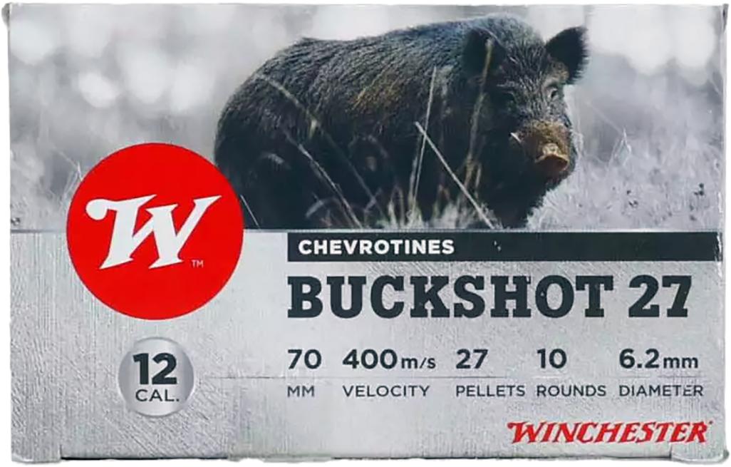 Winch. 12/70 BUCKSHOT 27 pellets 38g.