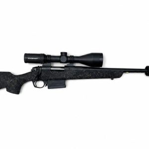 Brukt, Bergara B14 Stoke i kaliber 223 med Sabre 3-12x56 lys og Hausken 184 Lite