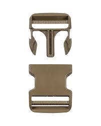 Eberlestock Spare Buckle sett 38mm han og hunn Coyote