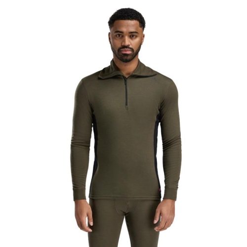 Aclima Warmwool Polo Ms Tarmac/Jet black