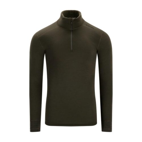Aclima Fleecewool Polo W/Sip Ms Tarmac